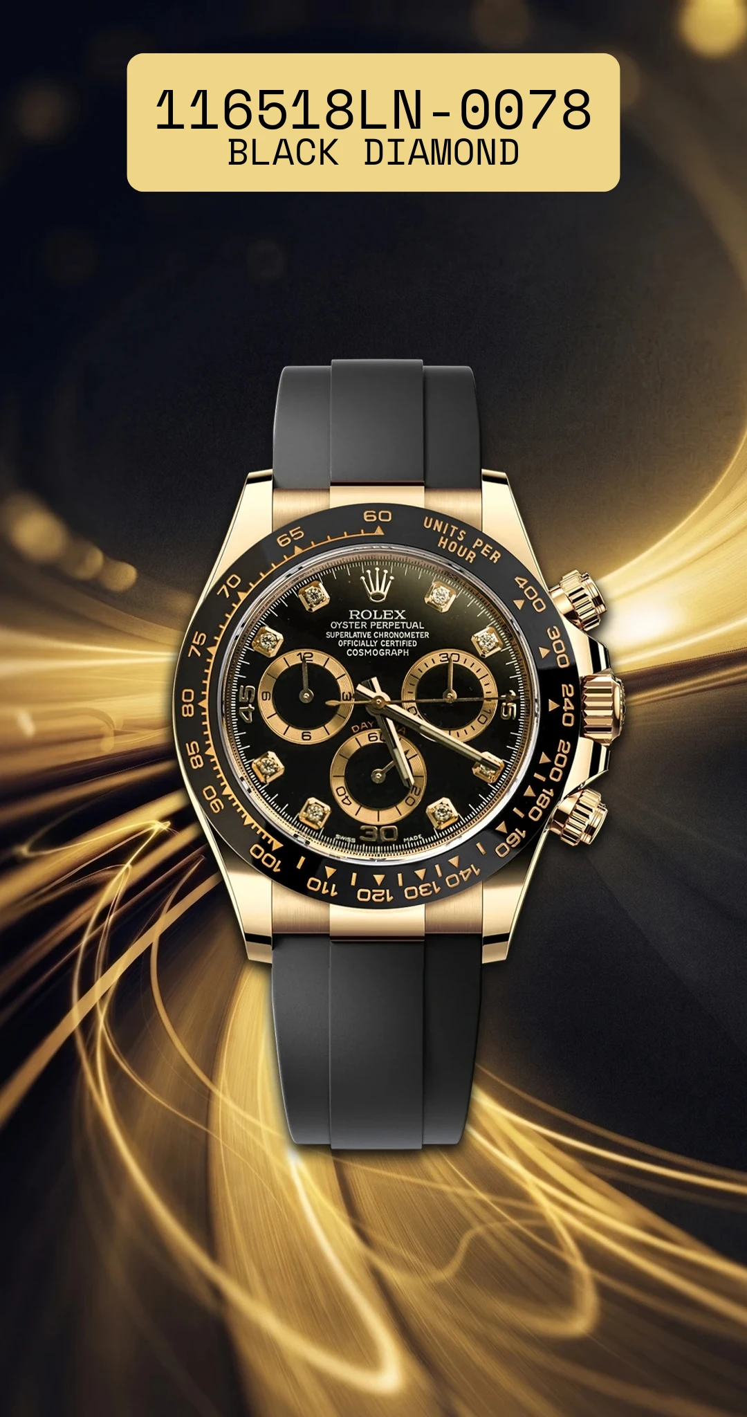 116518LN-0078 black diamond
