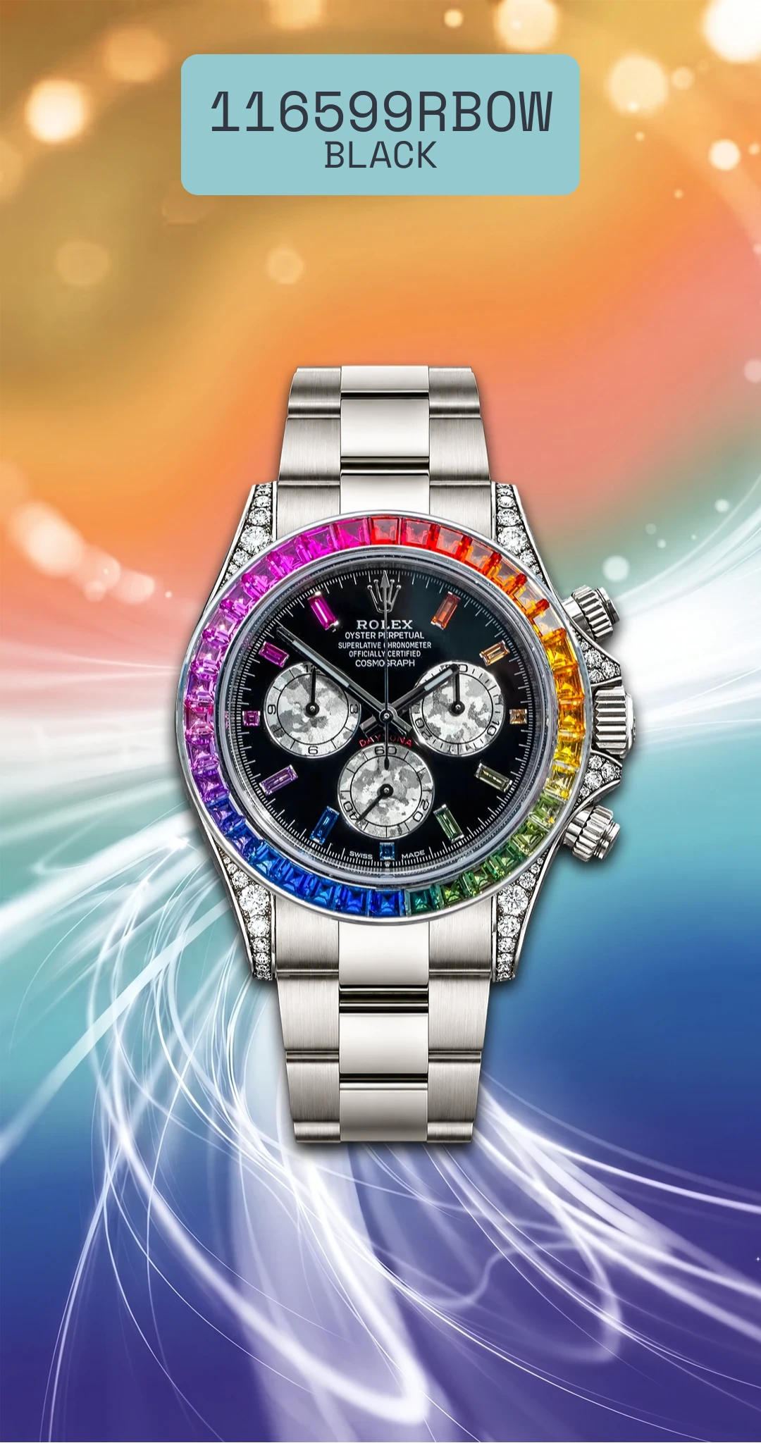 116599RBOW rainbow black