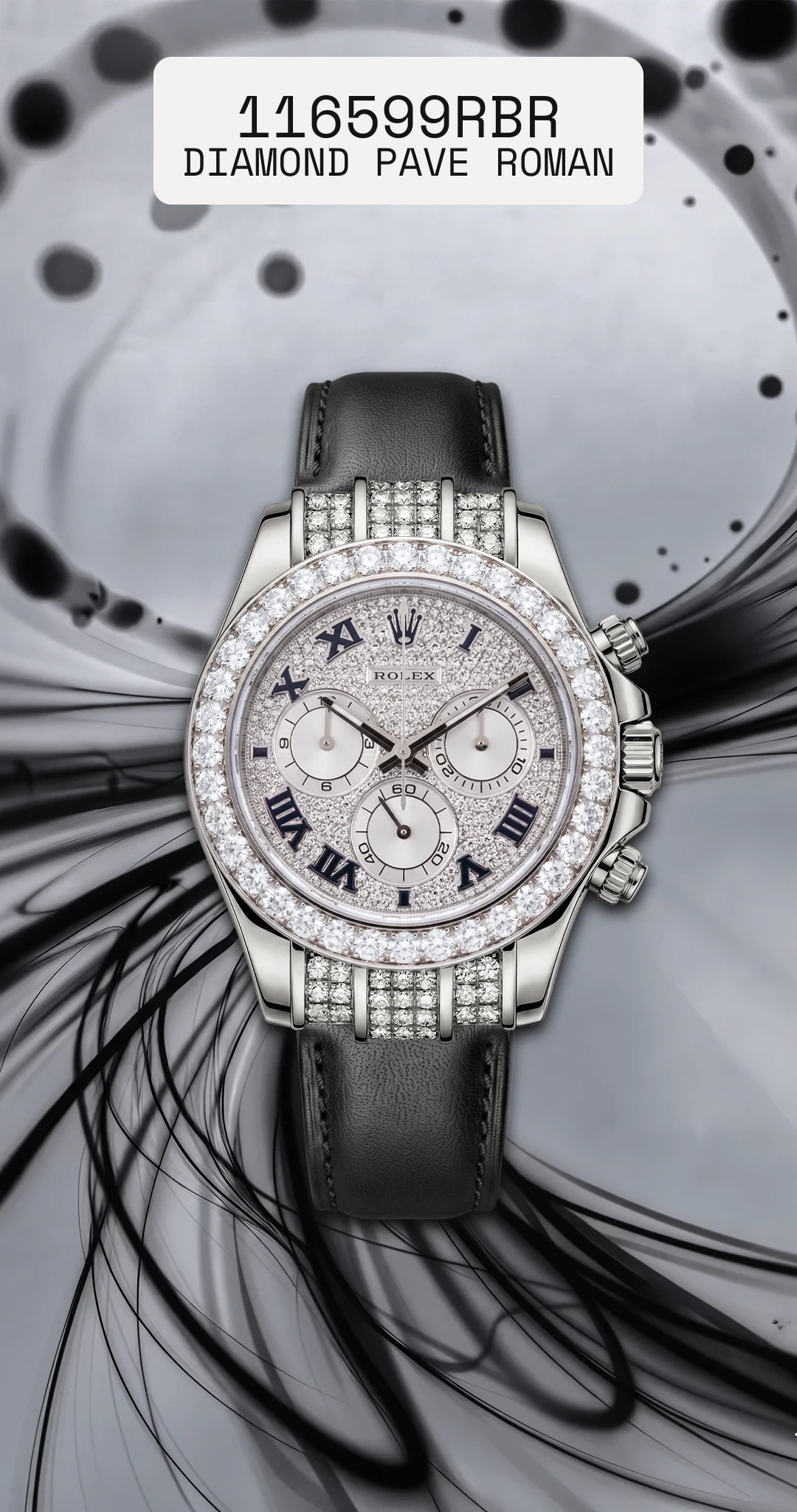 116599RBR Diamond Pave Roman
