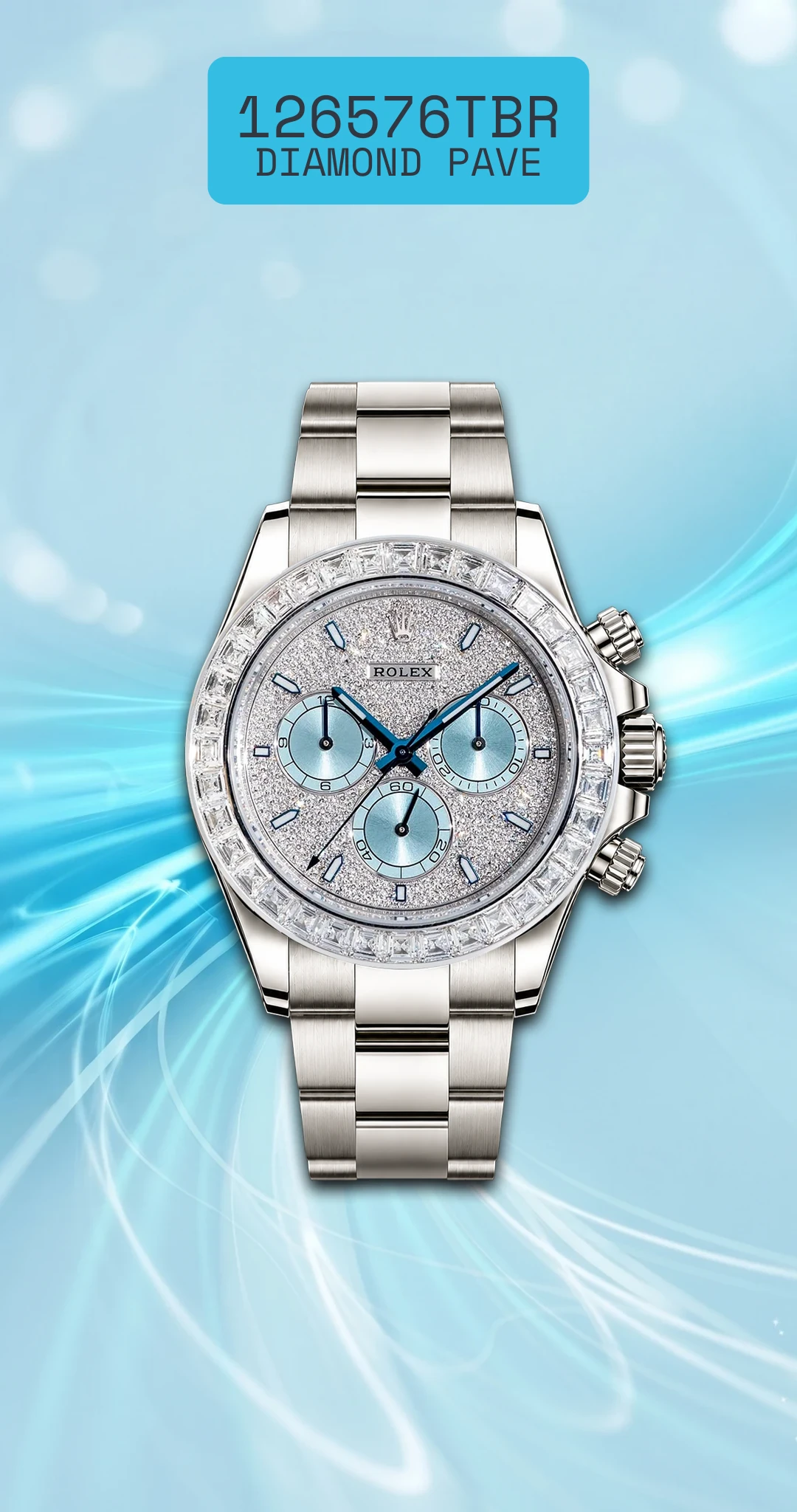 126576TBR Diamond Pave