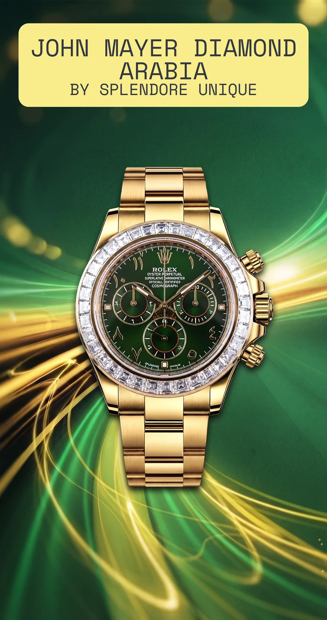 Arabia john Mayer Diamond Splendore Unique