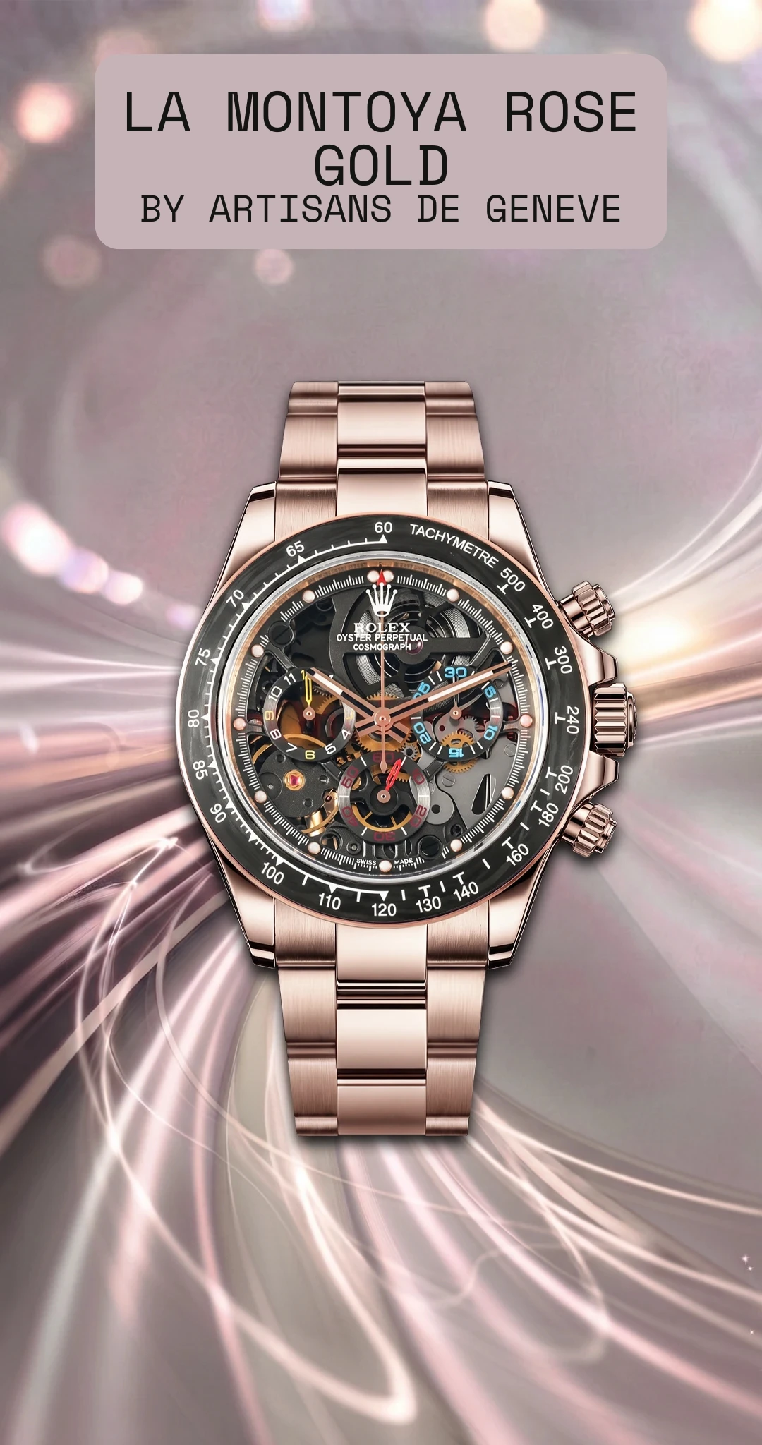 Montoya Rose Gold artisans de geneve