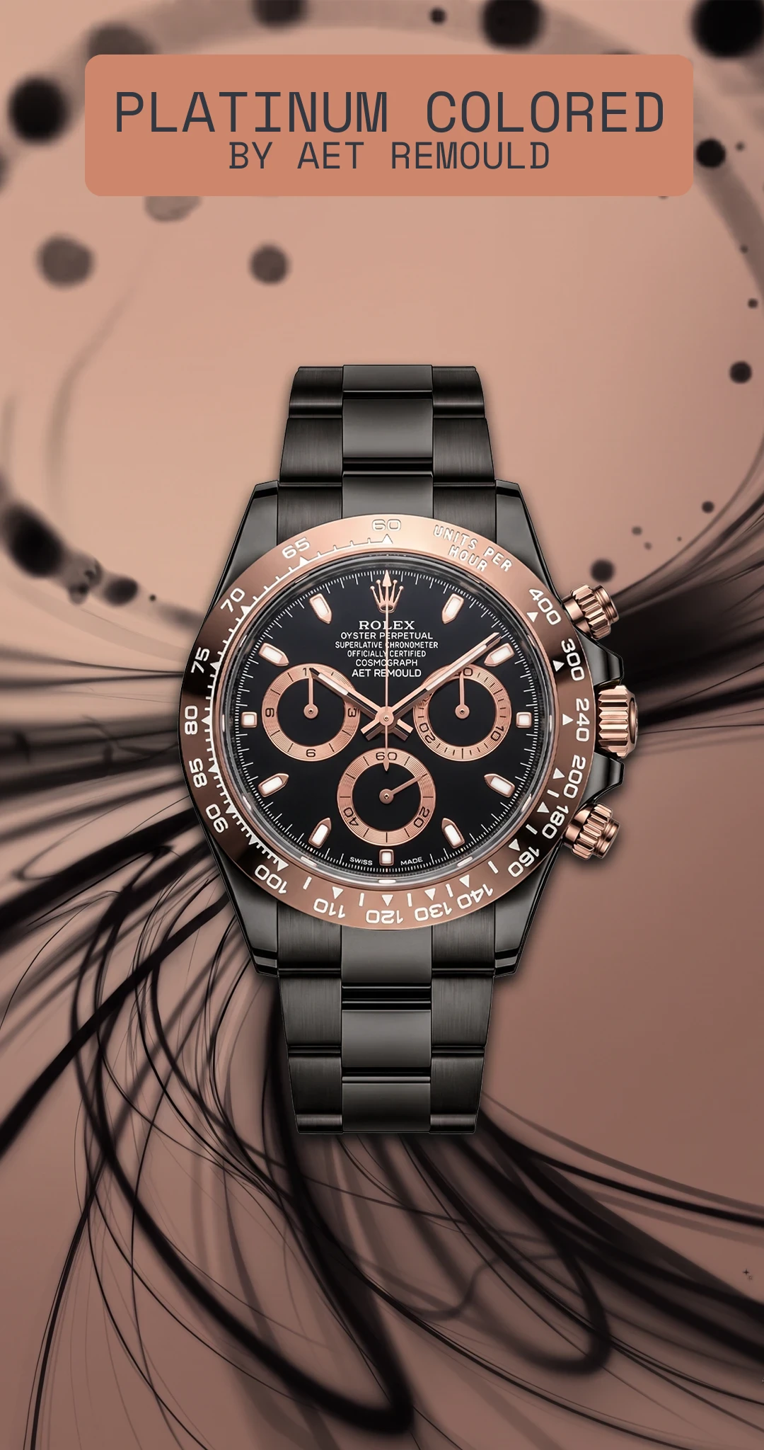 Platinum Colored Classic Black Aet Remould